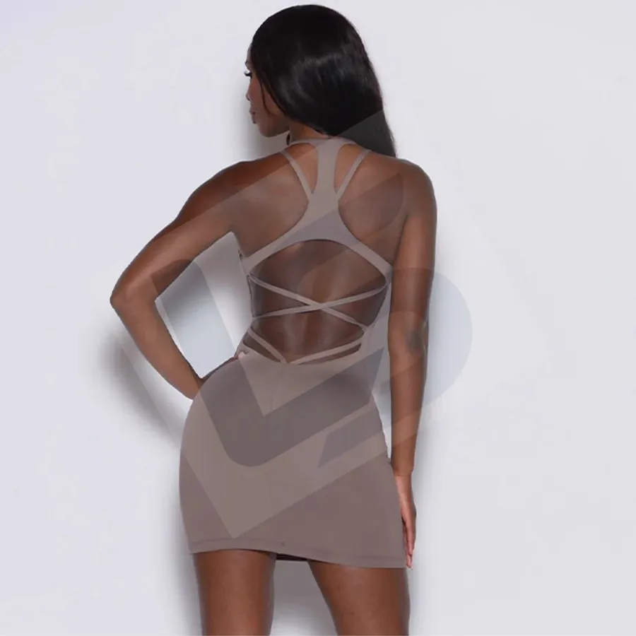 LS-B0081 Women's Active Dress in Purple, original product photograph