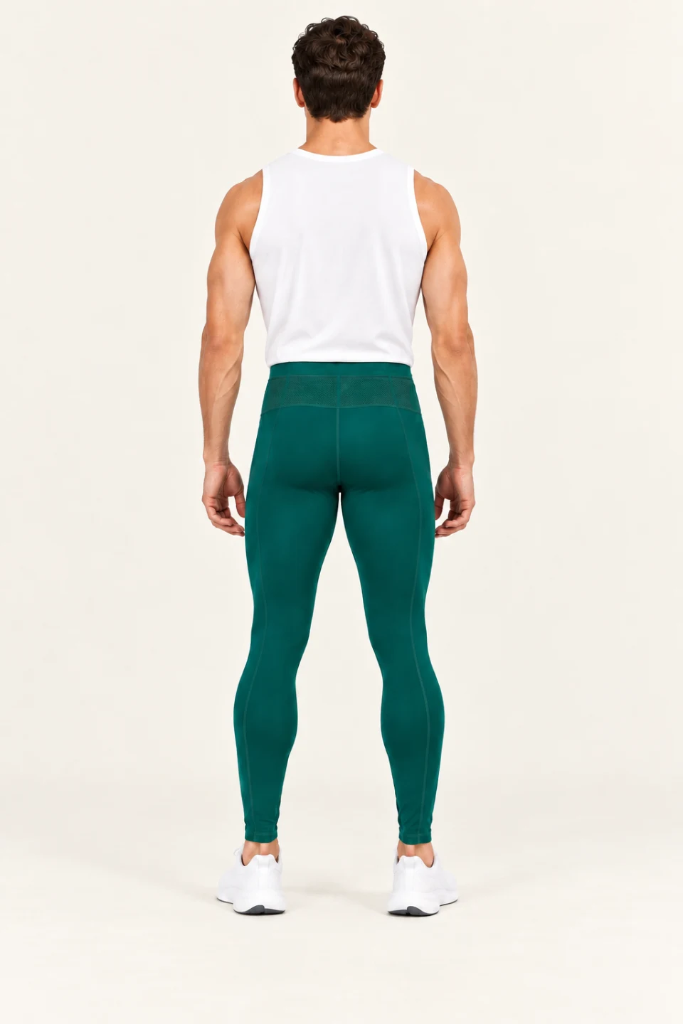 LS-B0096 Shrub Green back view — standardized AI styling preview