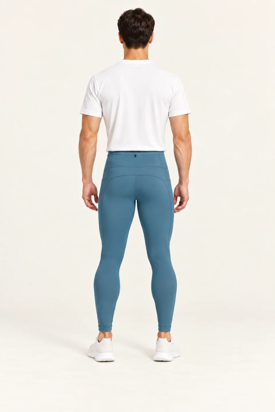 LS-B0099 Galaxy Blue back view — standardized AI styling preview