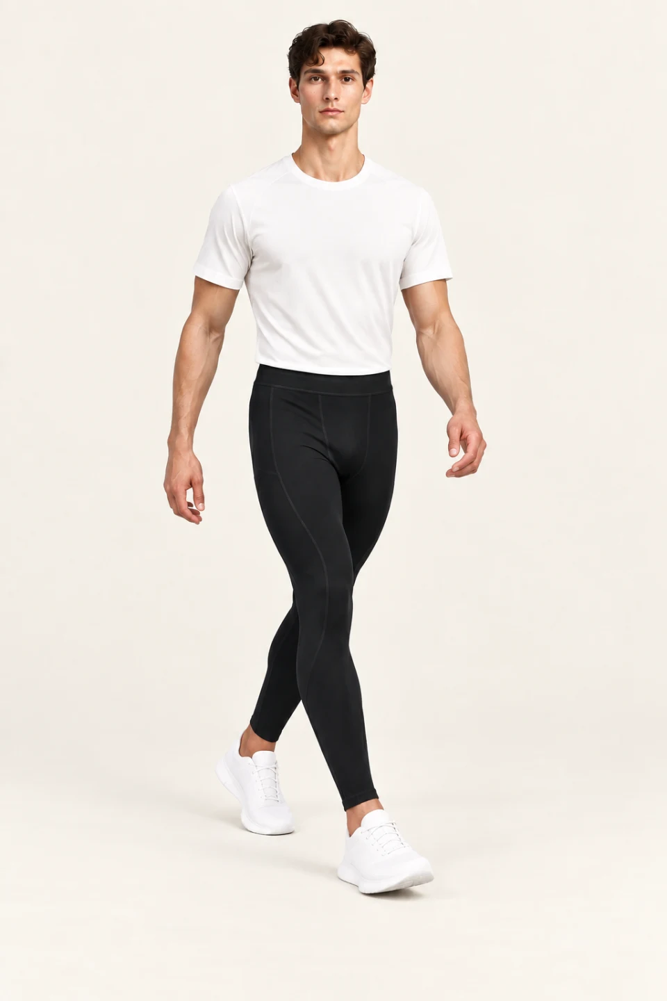 LS-B0103 Black motion view — standardized AI styling preview