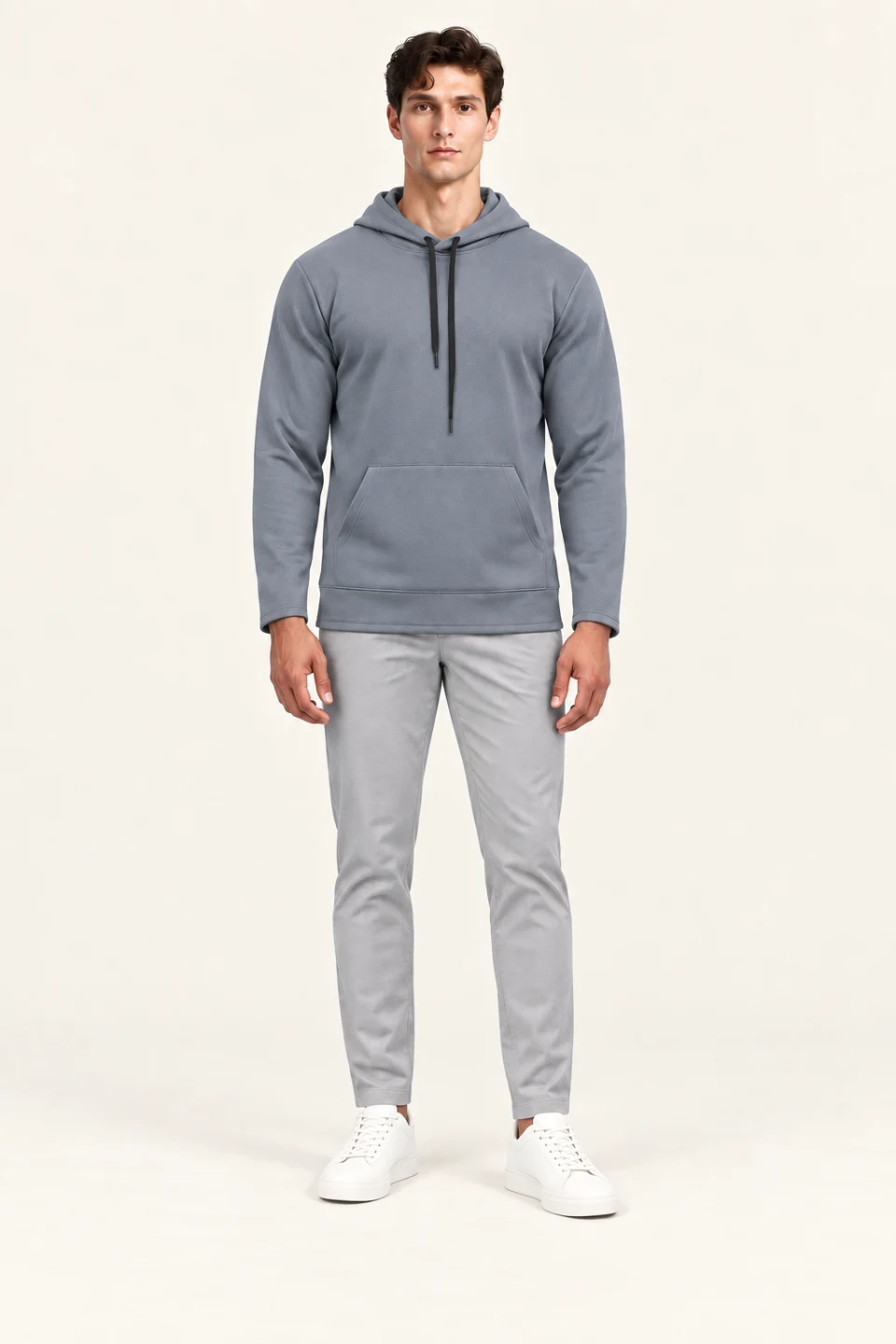 LS-B0106 Dark Grey front view — standardized AI styling preview