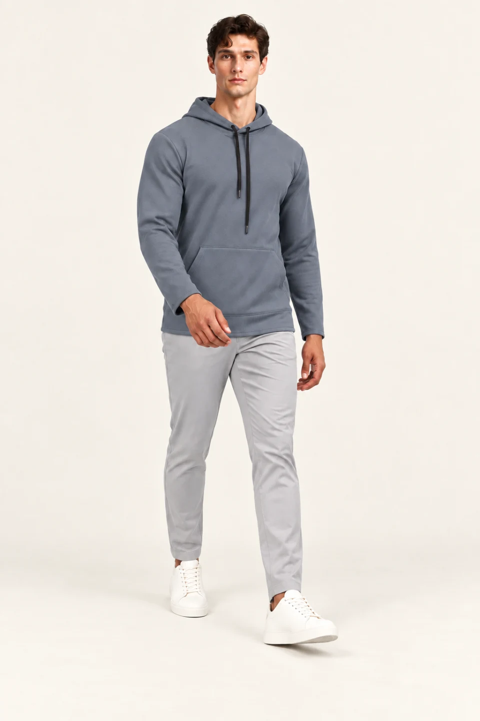 LS-B0106 Dark Grey motion view — standardized AI styling preview