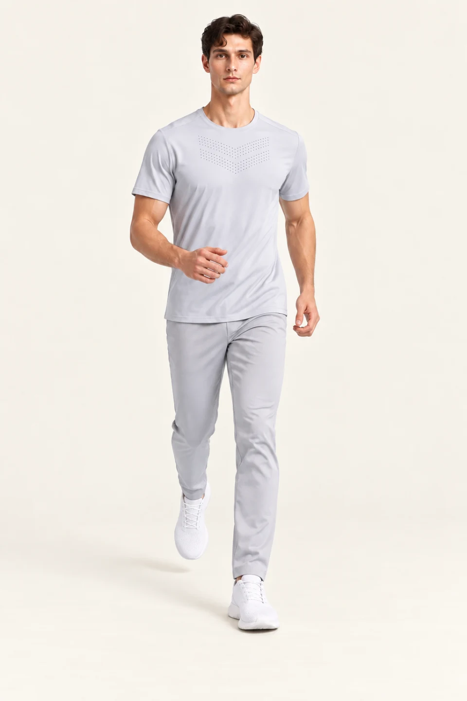 LS-B0145 Grey motion view — standardized AI styling preview