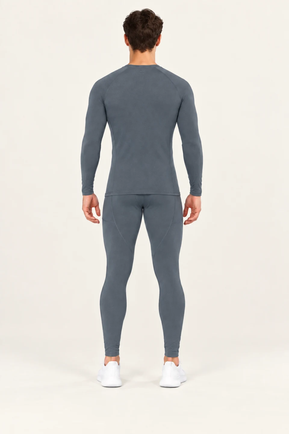 LS-B0151 Grey back view — standardized AI styling preview