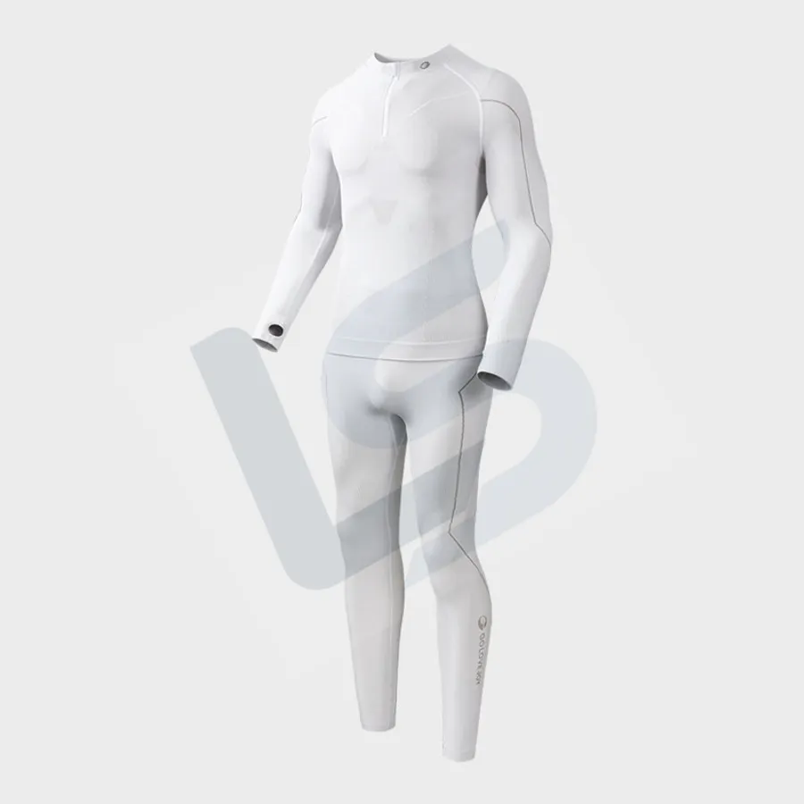 LS-B0152 Unisex Activewear Set in White Set, original product photograph