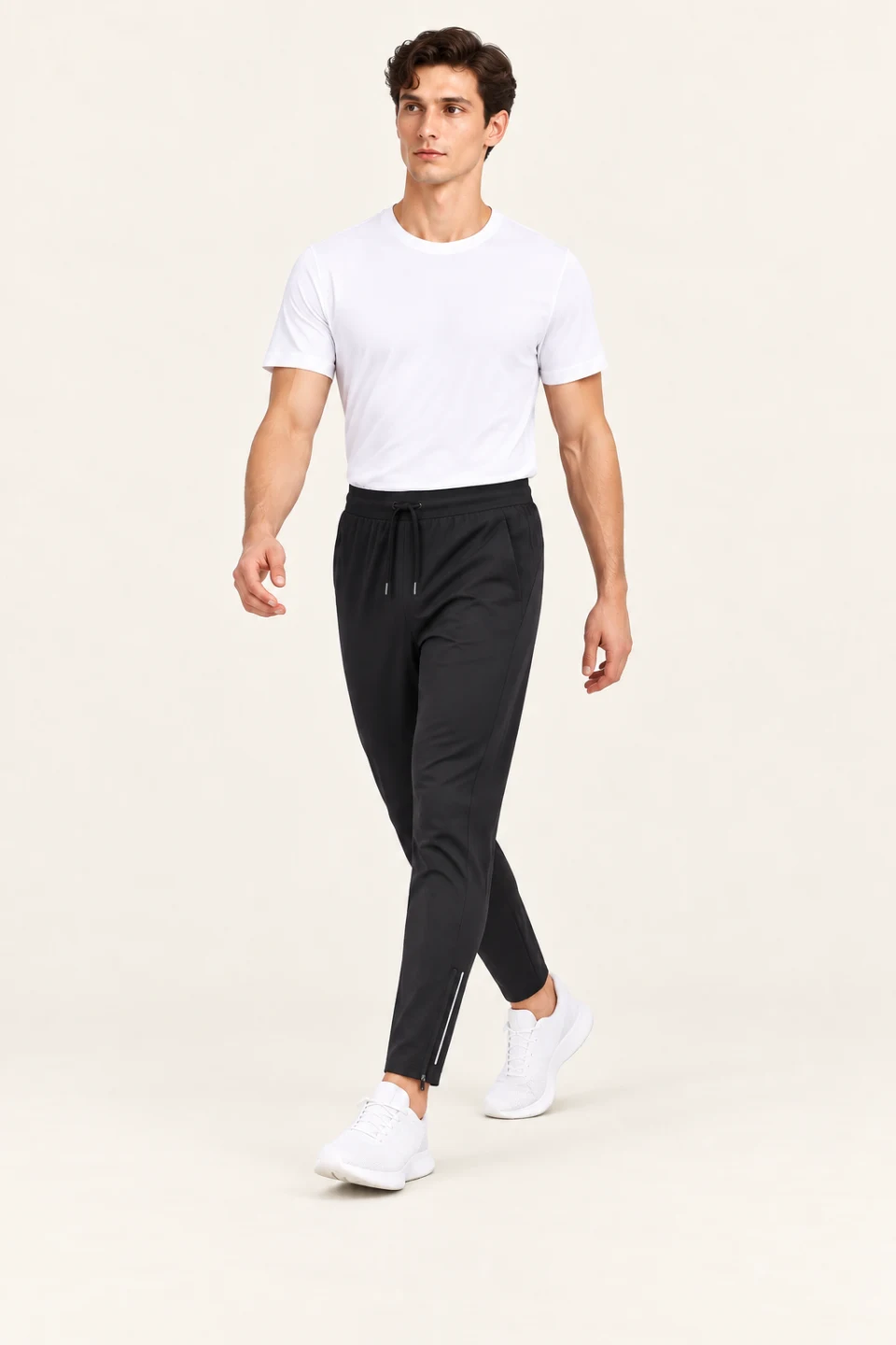 LS-B0154 Black motion view — standardized AI styling preview