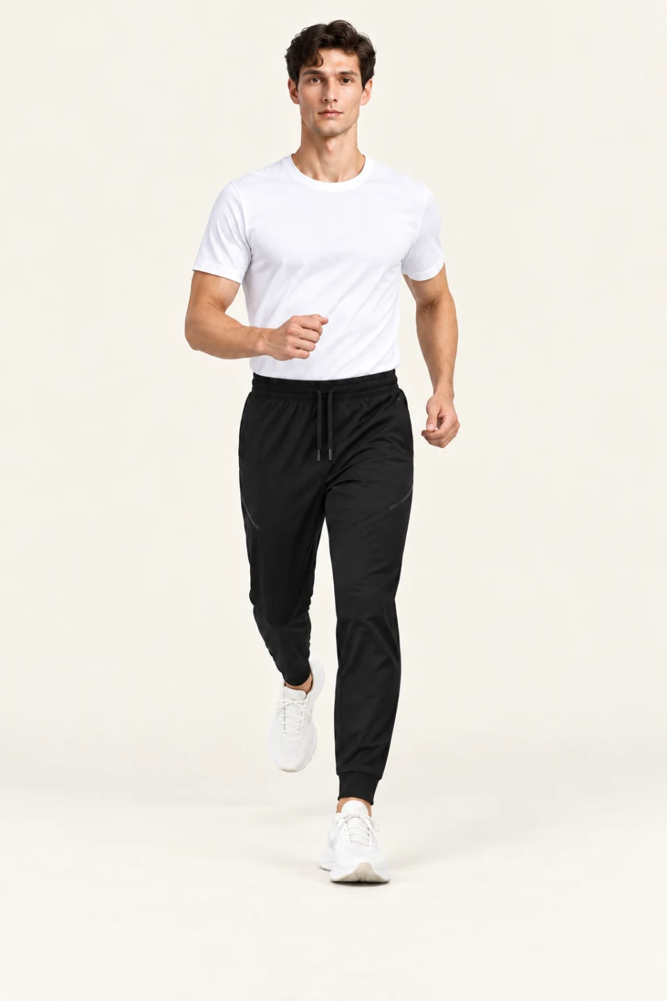 LS-B0155 Black motion view — standardized AI styling preview