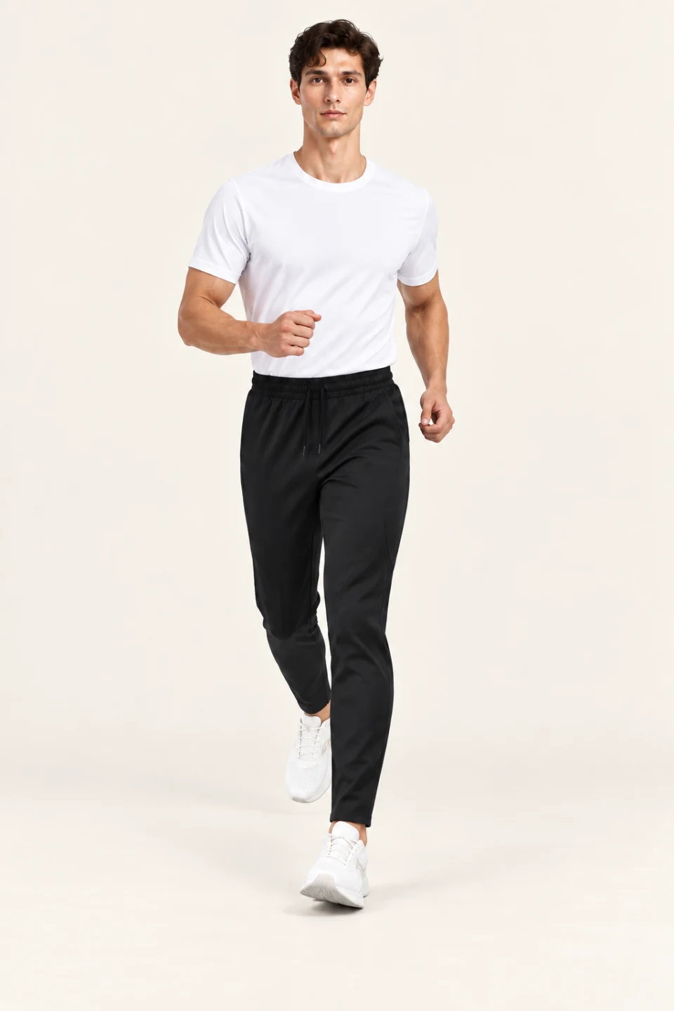 LS-B0157 Black motion view — standardized AI styling preview