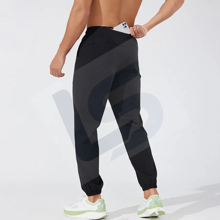 LS-B0164 Men's Running Pants in Black, original product photograph