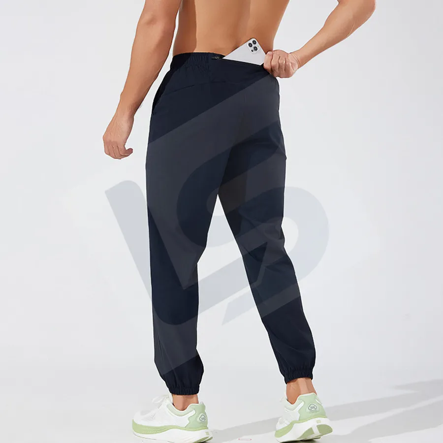 LS-B0164 Men's Running Pants in Green Variant 2, original product photograph