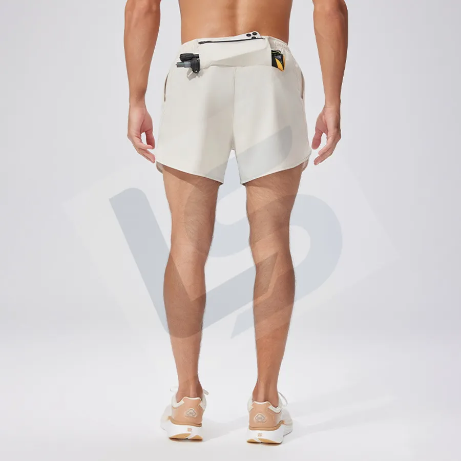 LS-B0169 Men's Training Shorts in Ivory, original product photograph