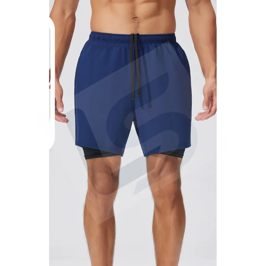 LS-B0183 Men's Training Shorts in Ivory, original product photograph