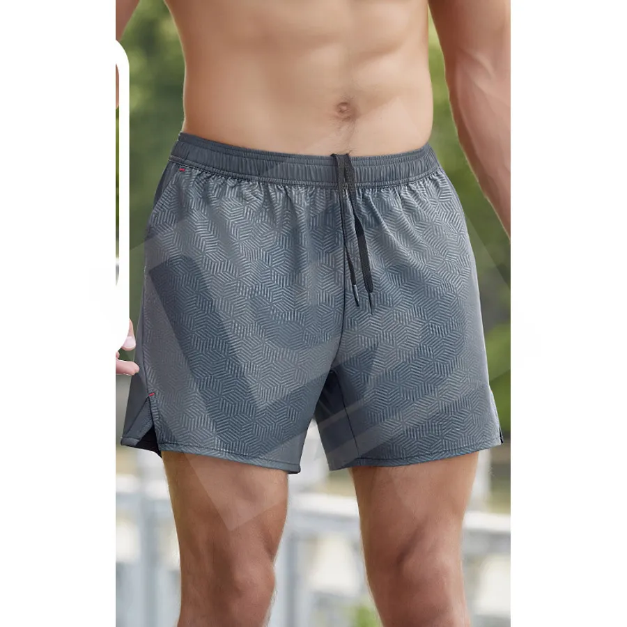 LS-B0183 Men's Training Shorts in Grey Variant 2, original product photograph