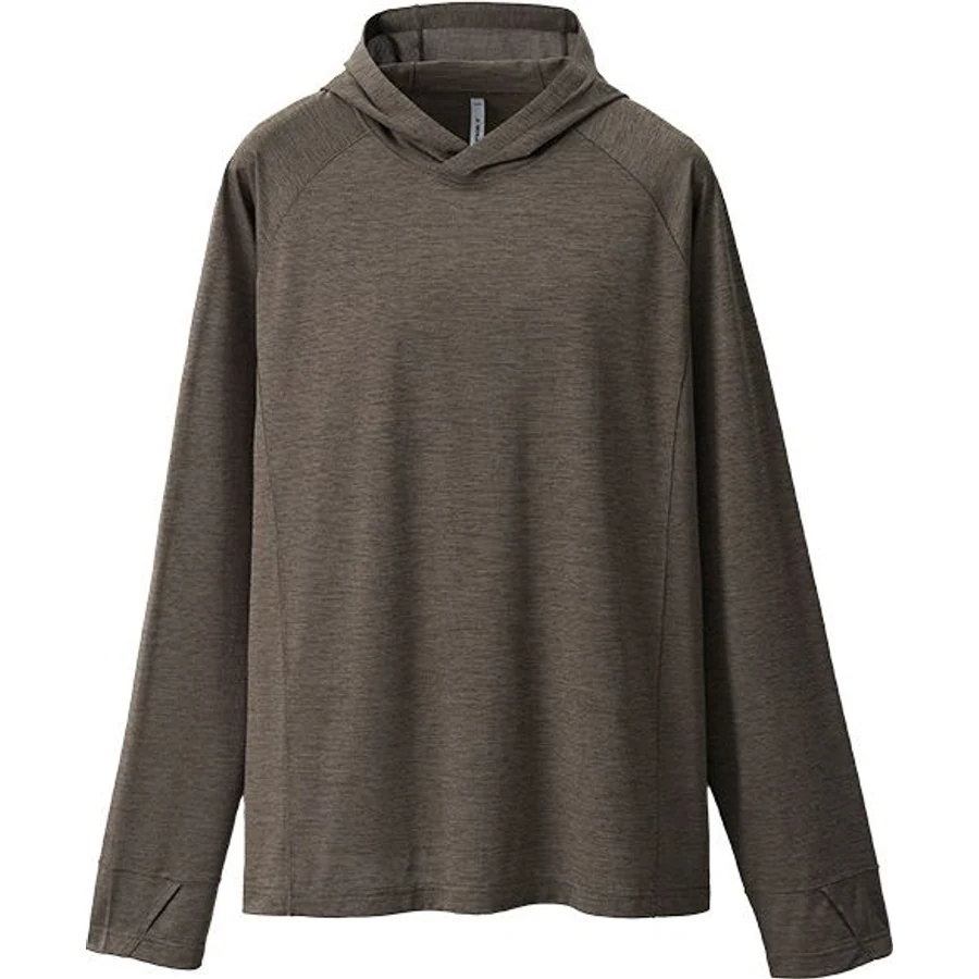 LS-B0206 Lightweight Quick-Dry Running Hoodie in Camping Green, original product photograph