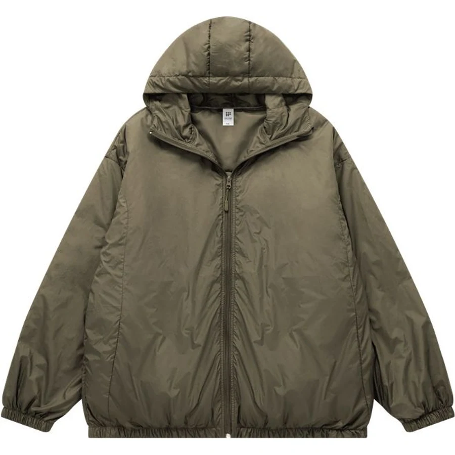 LS-B0209 Packable Lightweight Insulated Jacket in Bark Brown, original product photograph