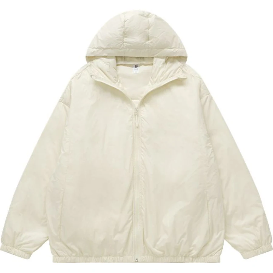 LS-B0209 Packable Lightweight Insulated Jacket in Sand White, original product photograph