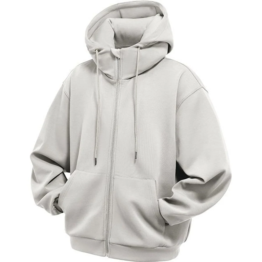LS-B0214 Heavyweight Travel Hoodie in Dimensional Grey, original product photograph
