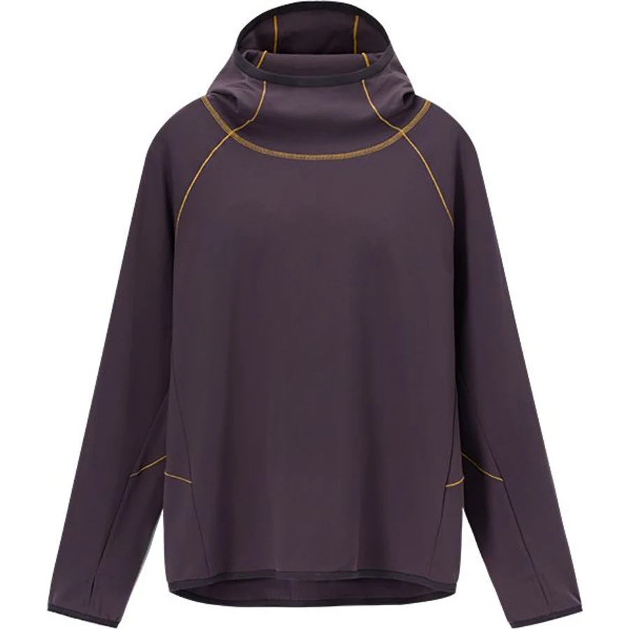 LS-B0219 Two-Tone Quick-Dry Hoodie in Taupe, original product photograph