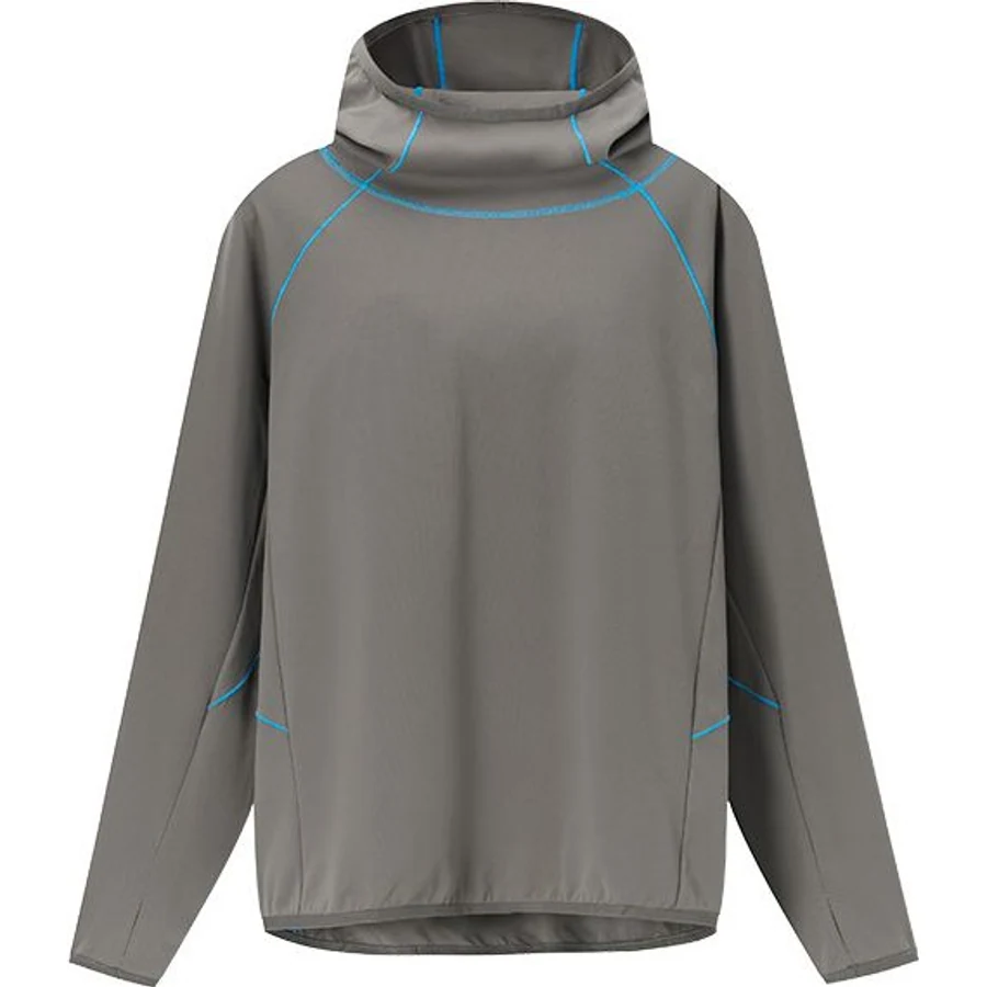 LS-B0219 Two-Tone Quick-Dry Hoodie in Grey, original product photograph