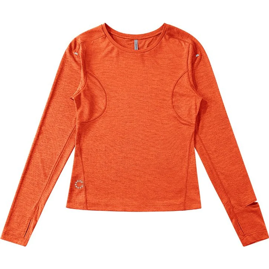 LS-B0230 Women's Long-Sleeve Running Top in Watermelon Red, original product photograph