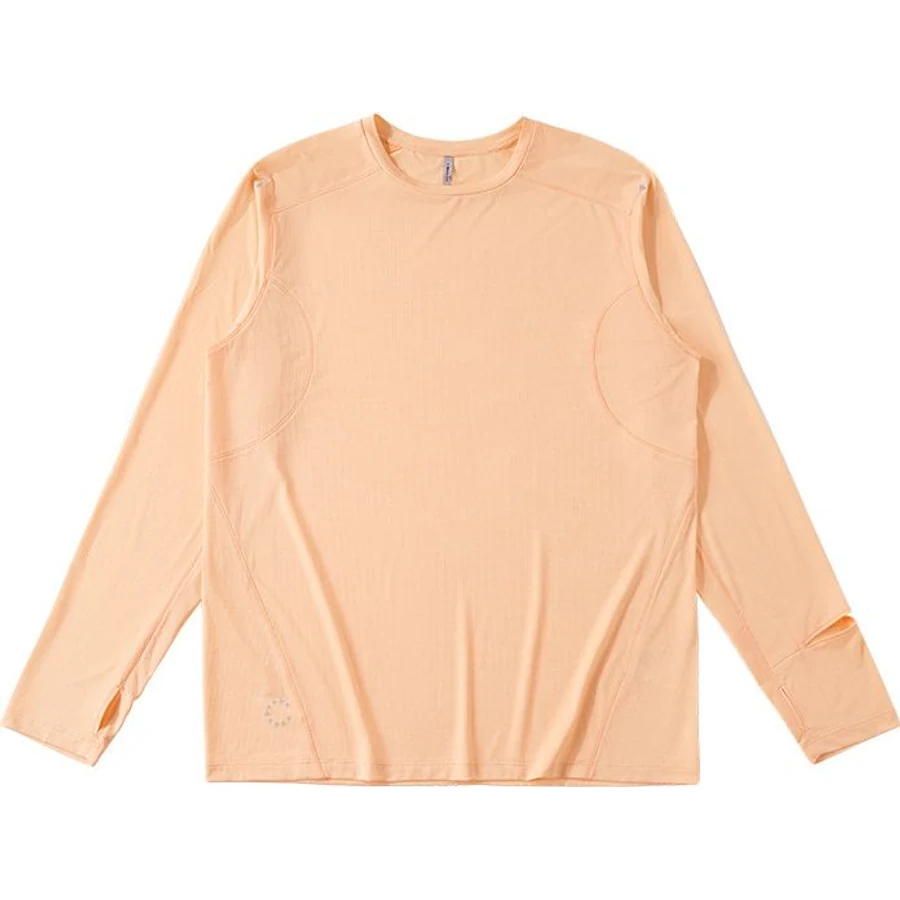 LS-B0233 Men's Long-Sleeve Running Top in Soft Pink, original product photograph