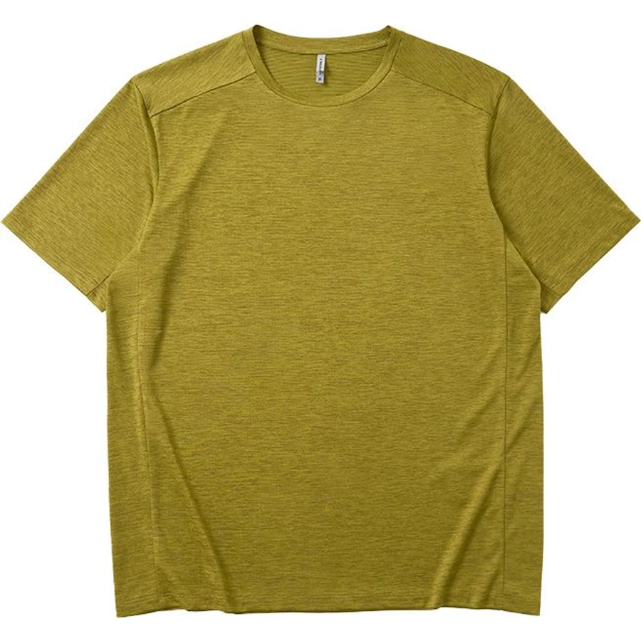 LS-B0235 Lightweight Quick-Dry Training Tee in Moss Yellow, original product photograph