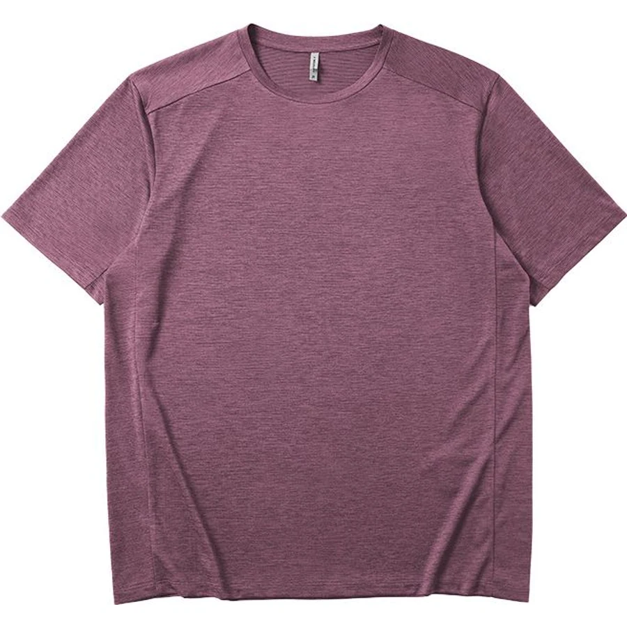 LS-B0235 Lightweight Quick-Dry Training Tee in Grape Purple, original product photograph