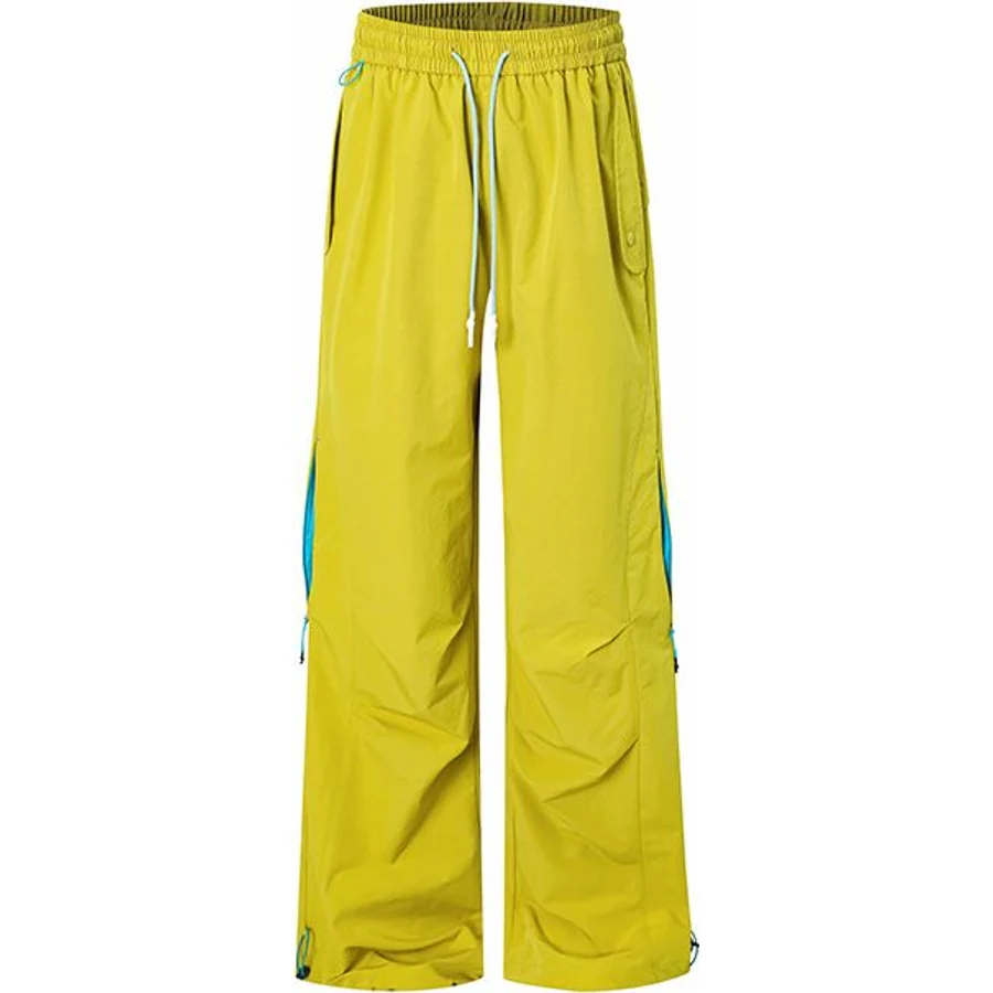 LS-B0247 Wide-Leg Outdoor Utility Pants in Mustard Yellow, original product photograph