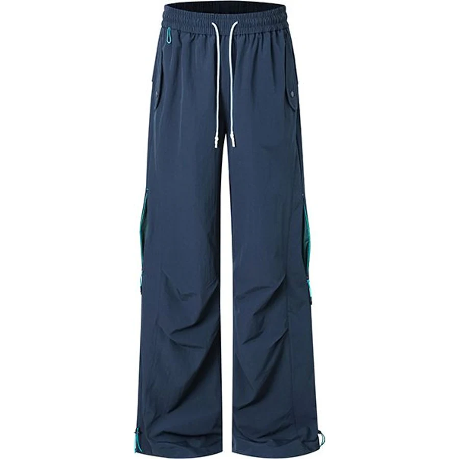 LS-B0247 Wide-Leg Outdoor Utility Pants in Ultramarine, original product photograph
