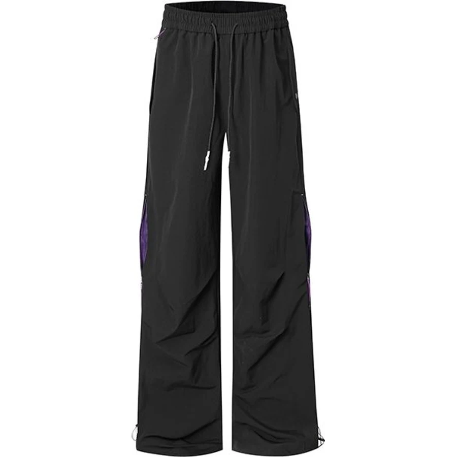 LS-B0247 Wide-Leg Outdoor Utility Pants in Black, original product photograph