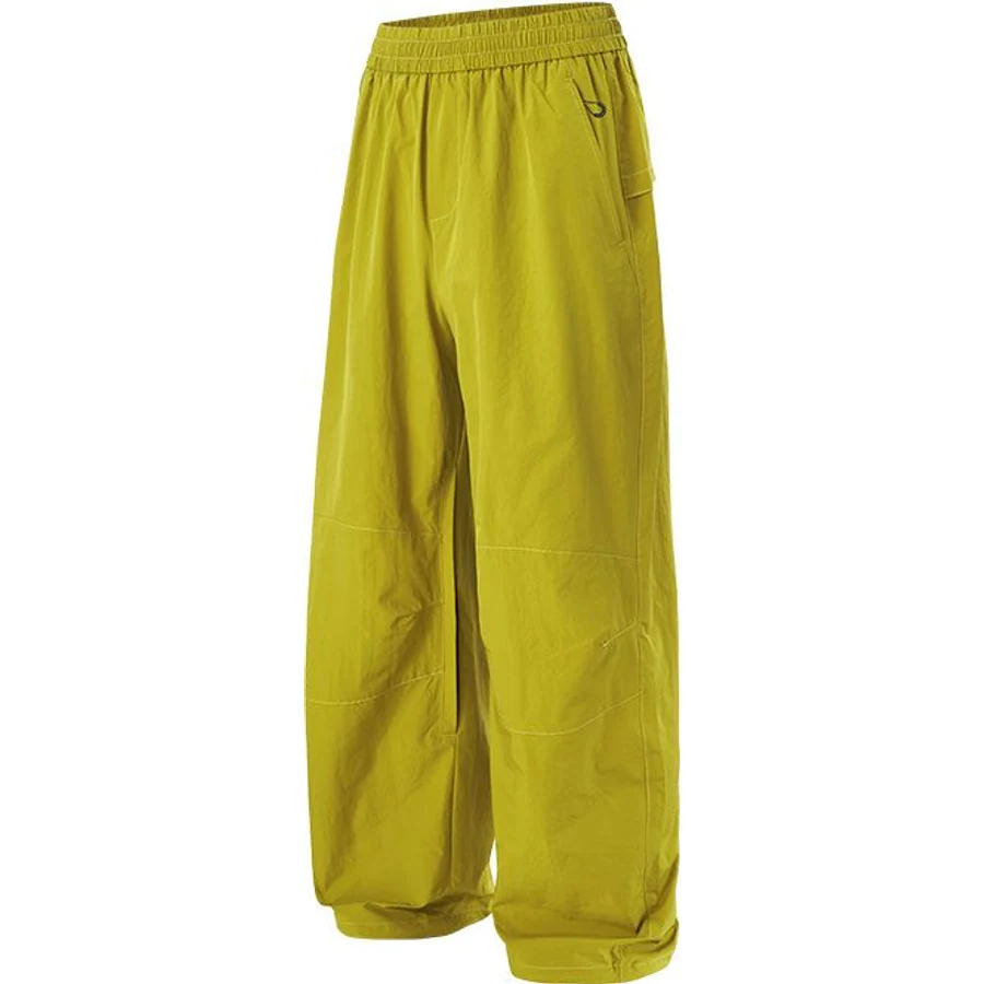 LS-B0250 Curved-Leg Quick-Dry Hiking Pants in Yellow Green, original product photograph