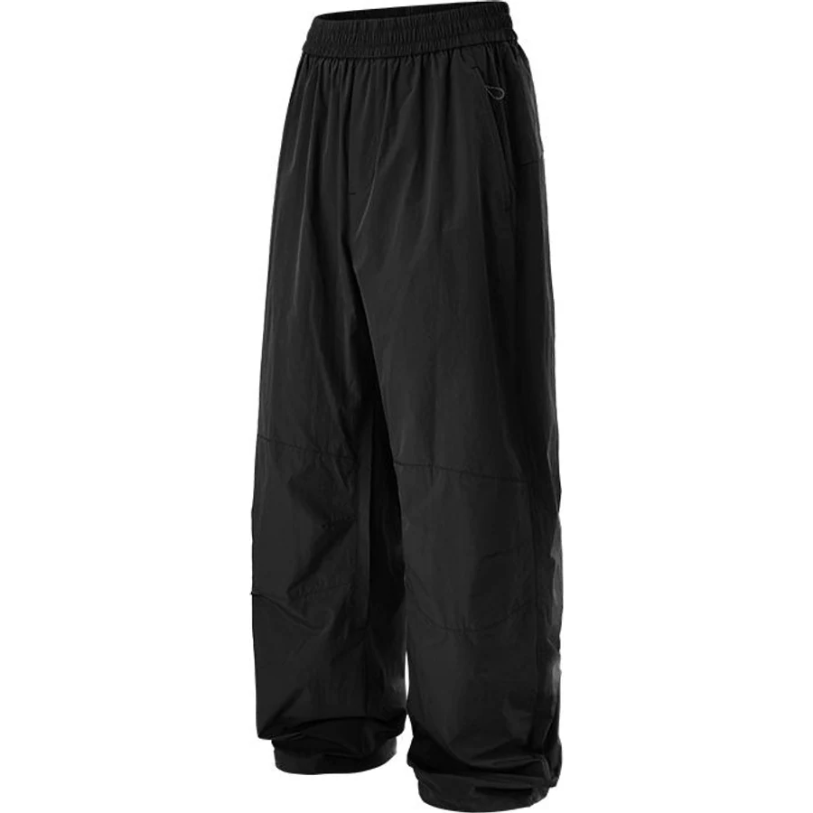 LS-B0250 Curved-Leg Quick-Dry Hiking Pants in Black, original product photograph