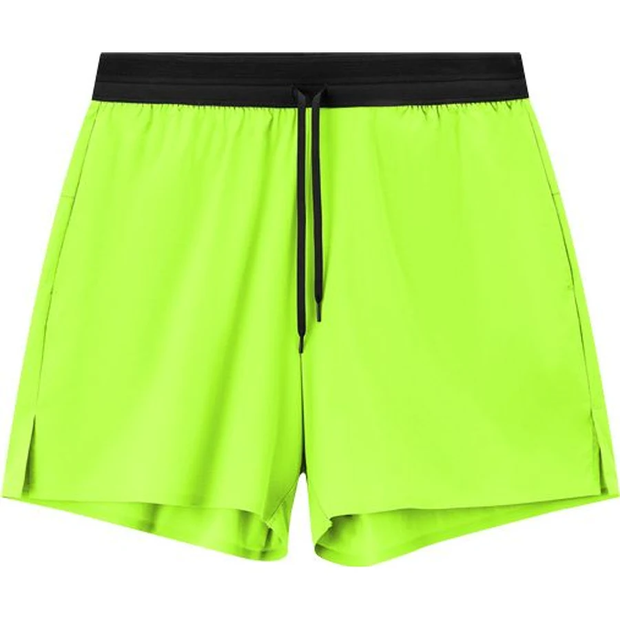 LS-B0265 Bonded-Seam Running Shorts in Grass Green, original product photograph