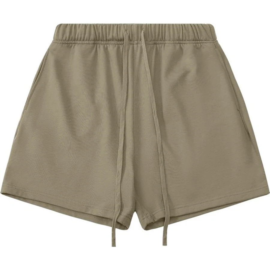 LS-B0268 Heavyweight Relaxed Training Shorts in Grey Taupe, original product photograph