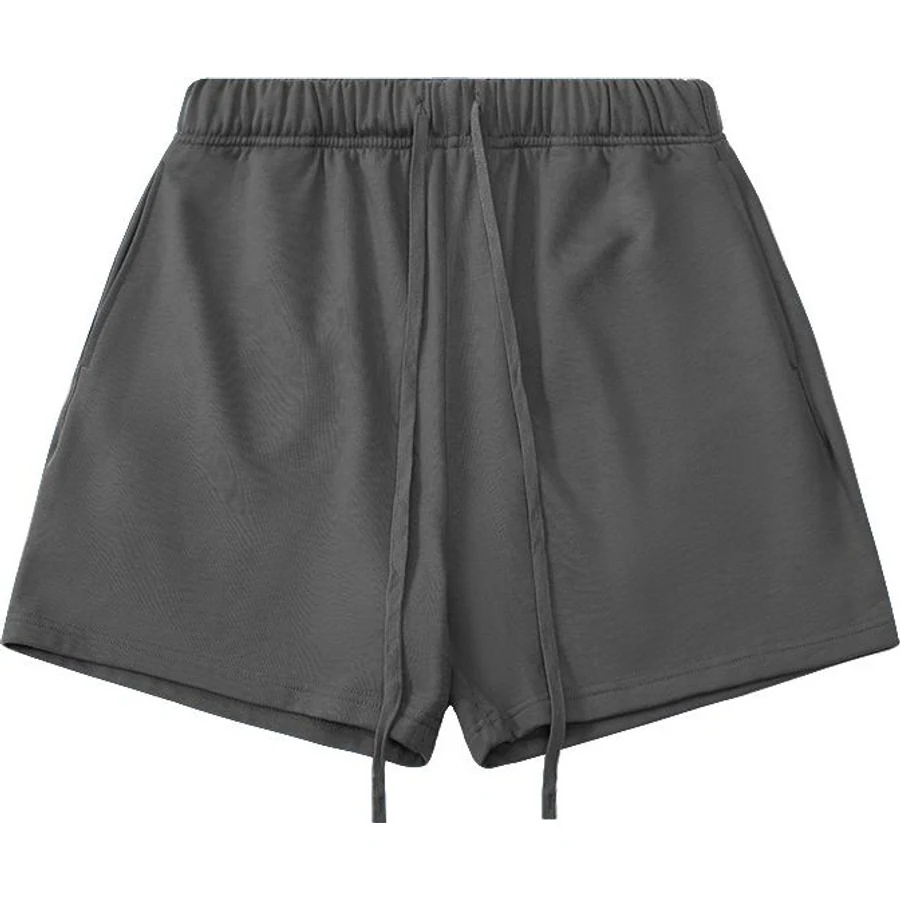 LS-B0268 Heavyweight Relaxed Training Shorts in Charcoal Grey, original product photograph