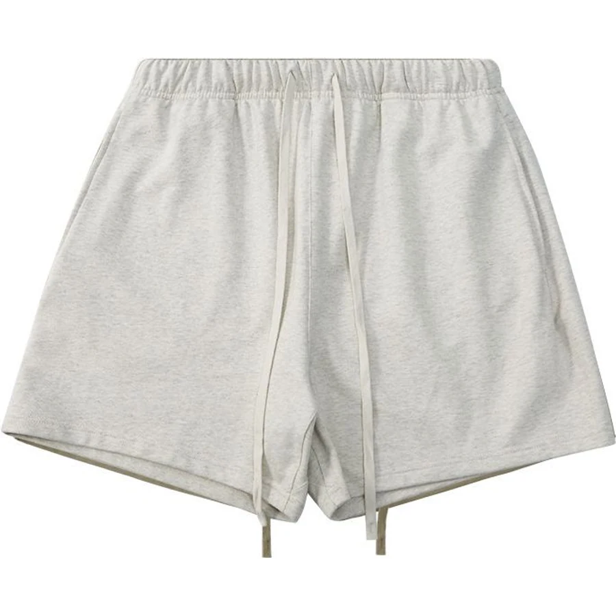 LS-B0268 Heavyweight Relaxed Training Shorts in Oat Grey, original product photograph