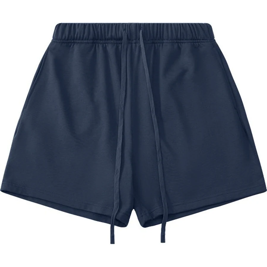 LS-B0268 Heavyweight Relaxed Training Shorts in Navy, original product photograph