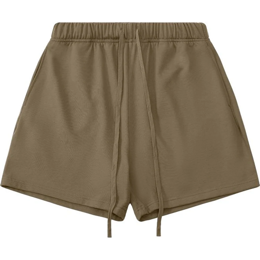 LS-B0268 Heavyweight Relaxed Training Shorts in Brown, original product photograph