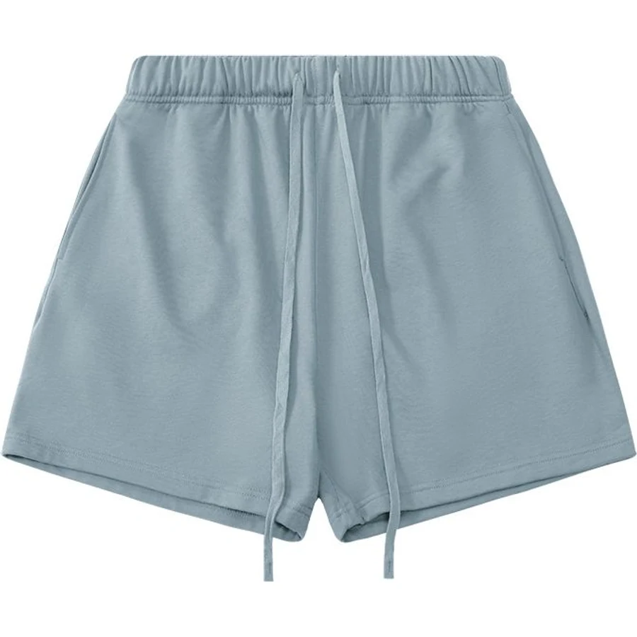 LS-B0268 Heavyweight Relaxed Training Shorts in Misty Blue, original product photograph
