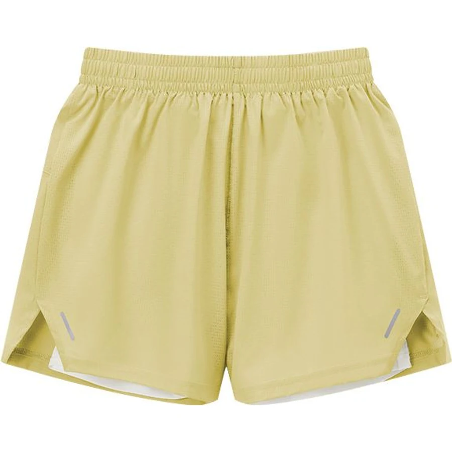 LS-B0271 Airflow 2-in-1 Running Shorts in Mustard Yellow, original product photograph