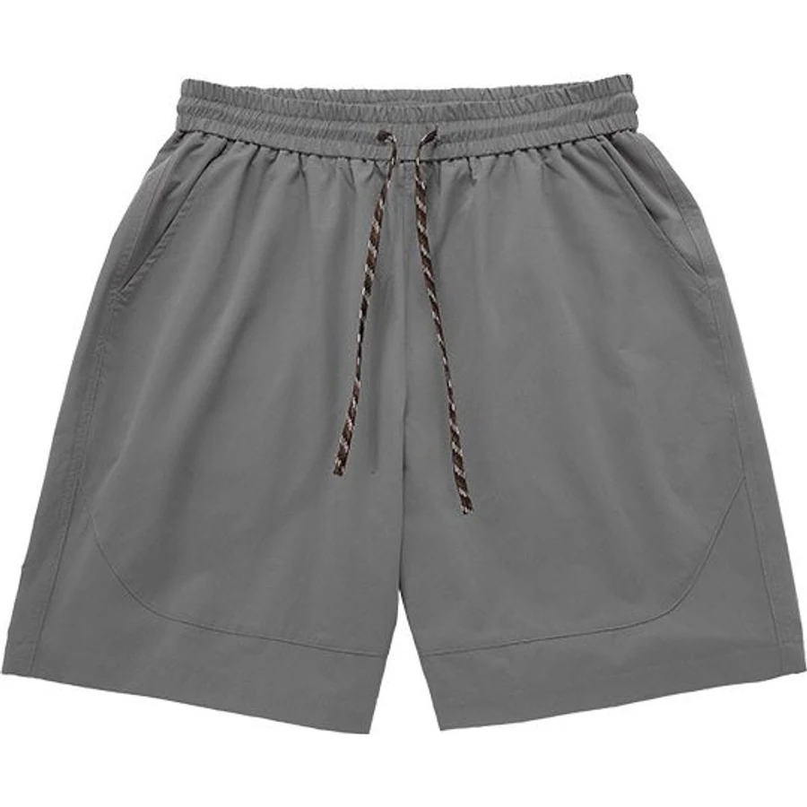 LS-B0272 Lightweight Drawcord Training Shorts in Glacier Grey, original product photograph