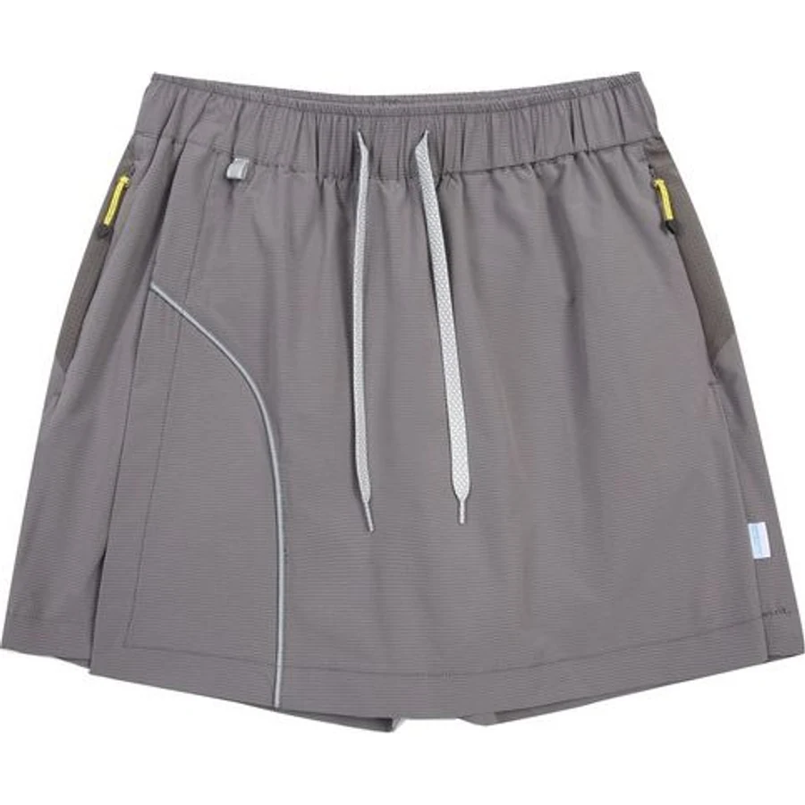 LS-B0283 Panelled Running Skort in Grey, original product photograph