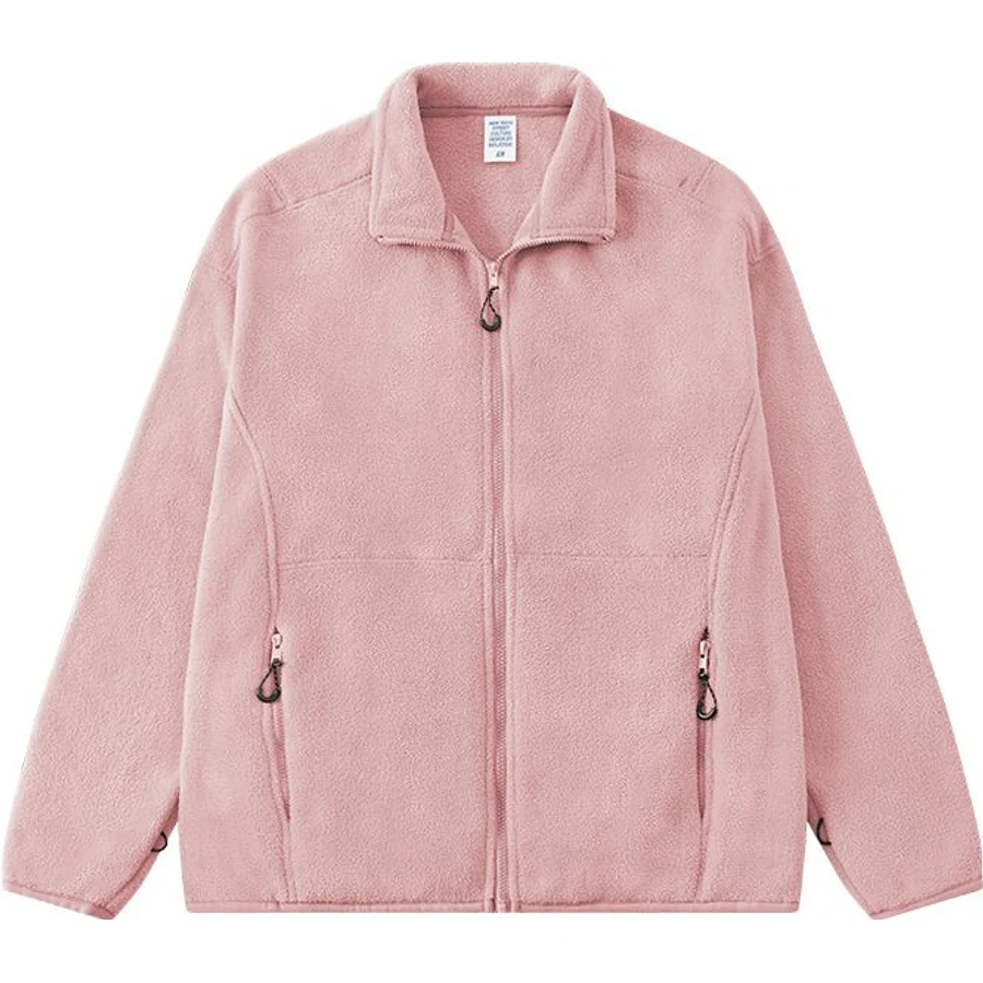 LS-B0286 Warm Fleece Zip Jacket in Lotus Pink, original product photograph
