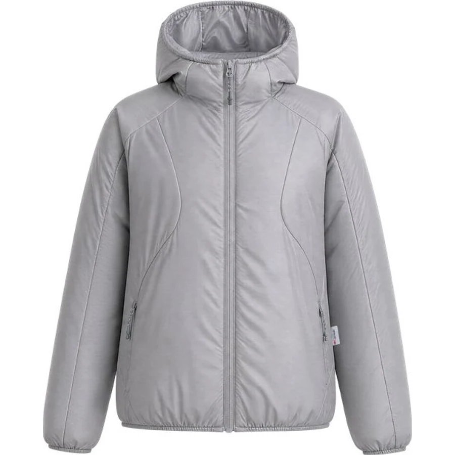 LS-B0287 Lightweight Hooded Insulated Jacket in Misty Grey, original product photograph
