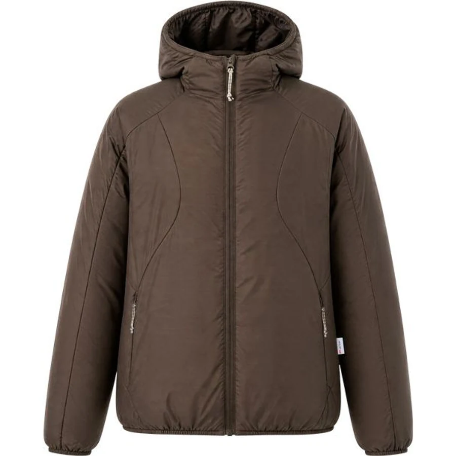 LS-B0287 Lightweight Hooded Insulated Jacket in Chestnut Brown, original product photograph