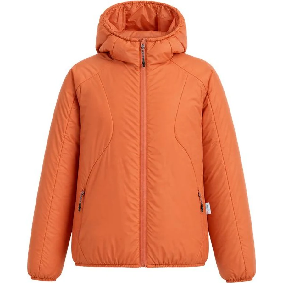 LS-B0287 Lightweight Hooded Insulated Jacket in Lava Orange, original product photograph