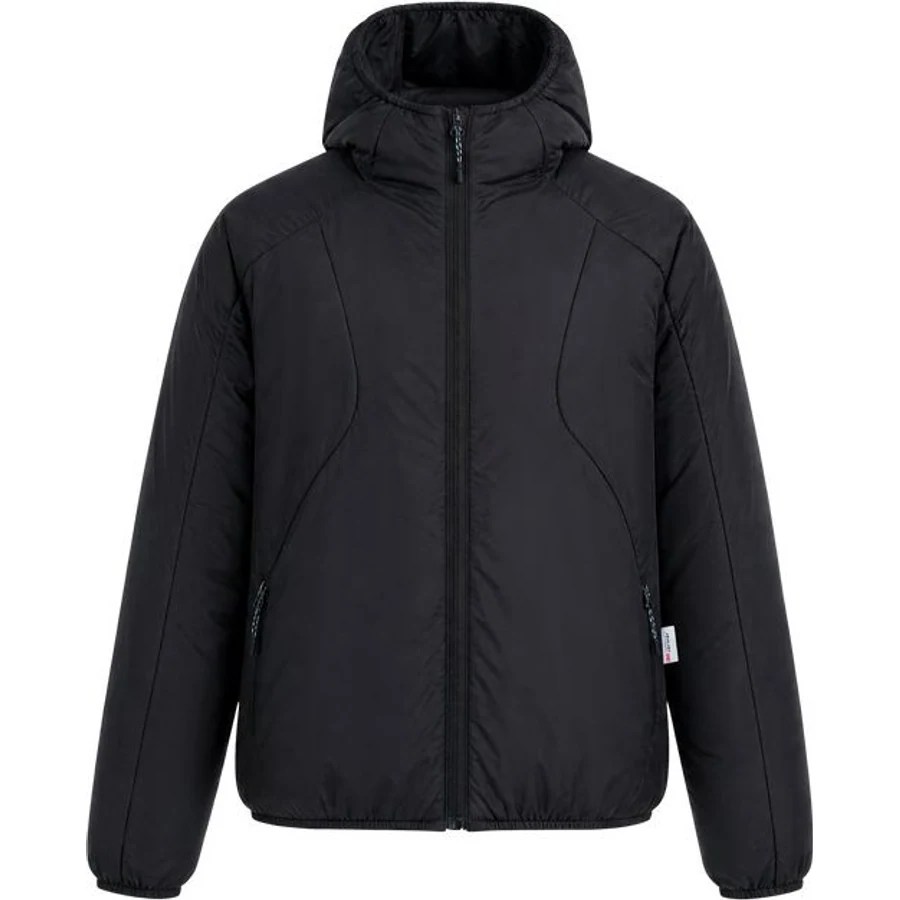 LS-B0287 Lightweight Hooded Insulated Jacket in Obsidian Black, original product photograph