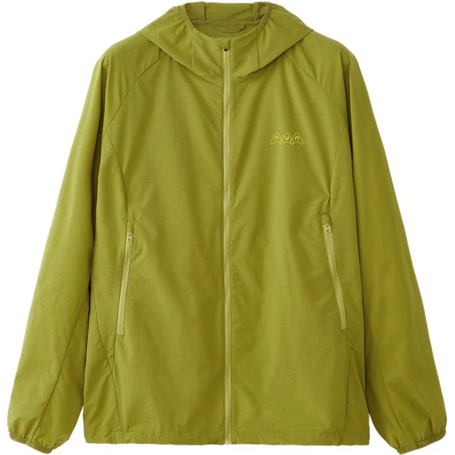 LS-B0289 Breathable Hooded Outdoor Jacket in Lime Green, original product photograph