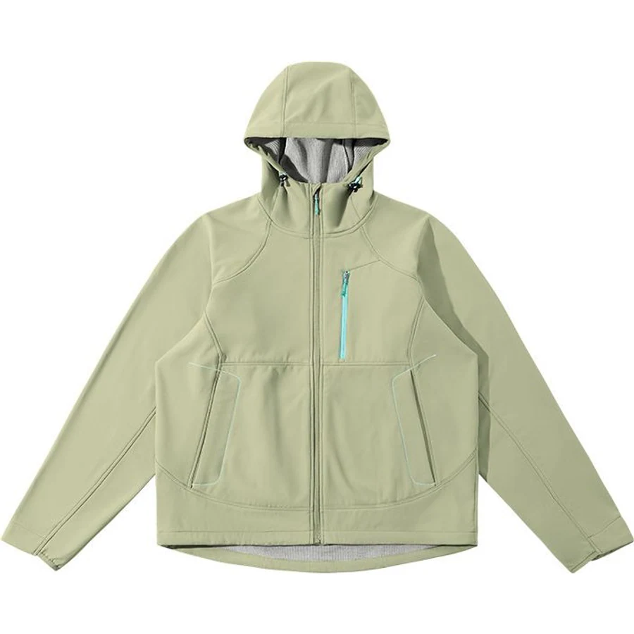 LS-B0293 Fleece-Lined Softshell Jacket in Dusty Green, original product photograph