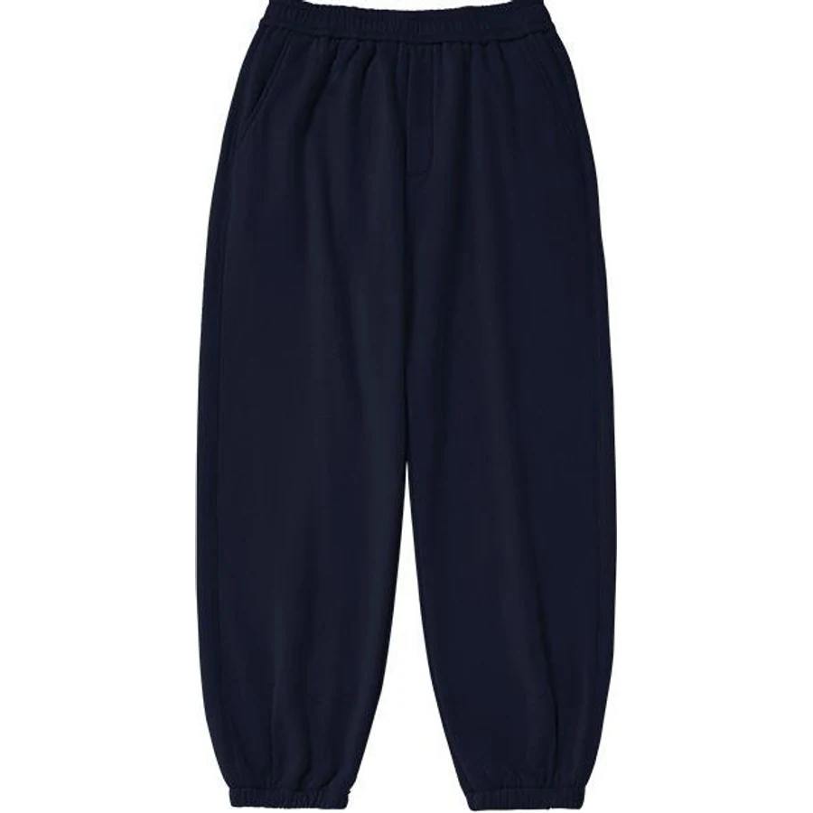 LS-B0303 Fleece-Lined Jogger Pants in Navy Blue, original product photograph